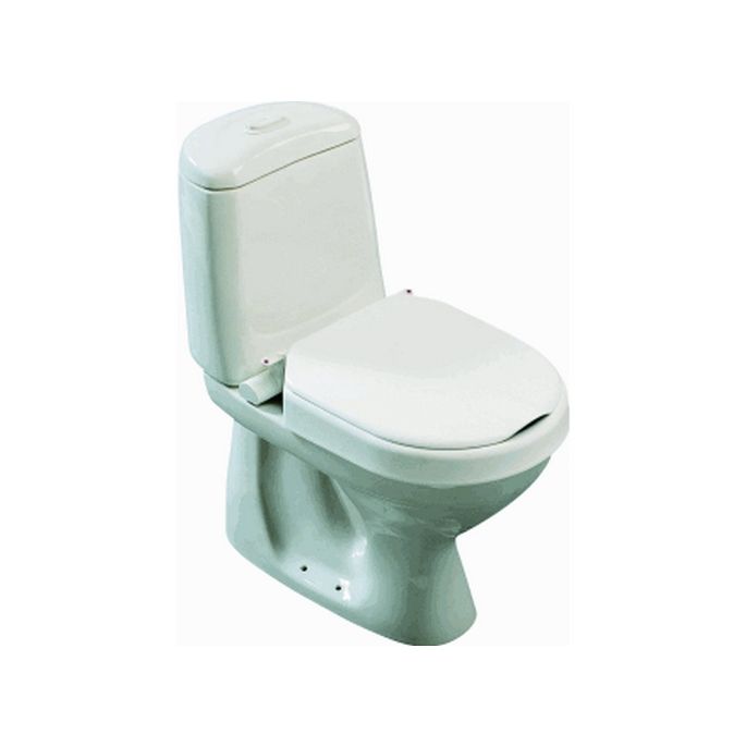 Etac Hi-Loo 80301106 toilet riser with lid 6cm fixed-mounted white