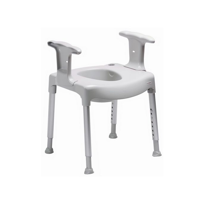 Etac Swift 81702020 vrijstaande toiletverhoger grijs