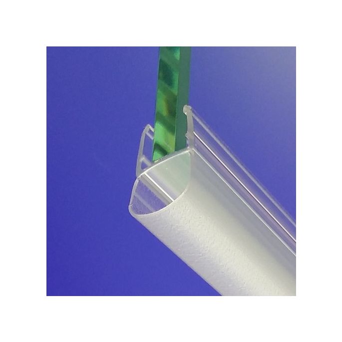 Exa-Lent Universal DS2520010 klares Duschprofil 1 Faltenbalg 8mm (Kugel) 200cm - 10mm
