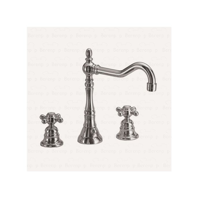 Fima Carlo Frattini Elizabeth F5081OR 3 gats wastafelkraan 2-greeps goud