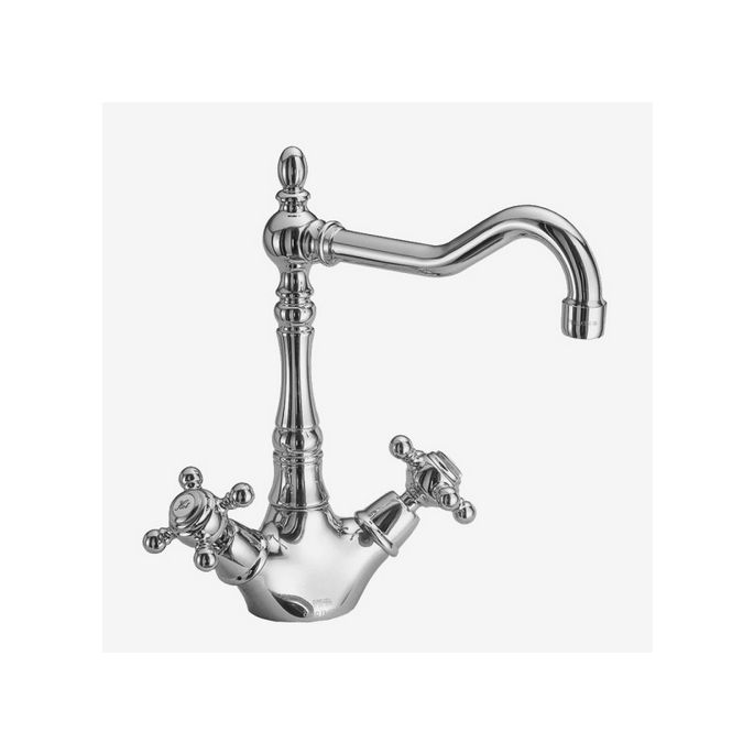 Fima Carlo Frattini Elizabeth F5087BR keukenkraan 2-greeps brons