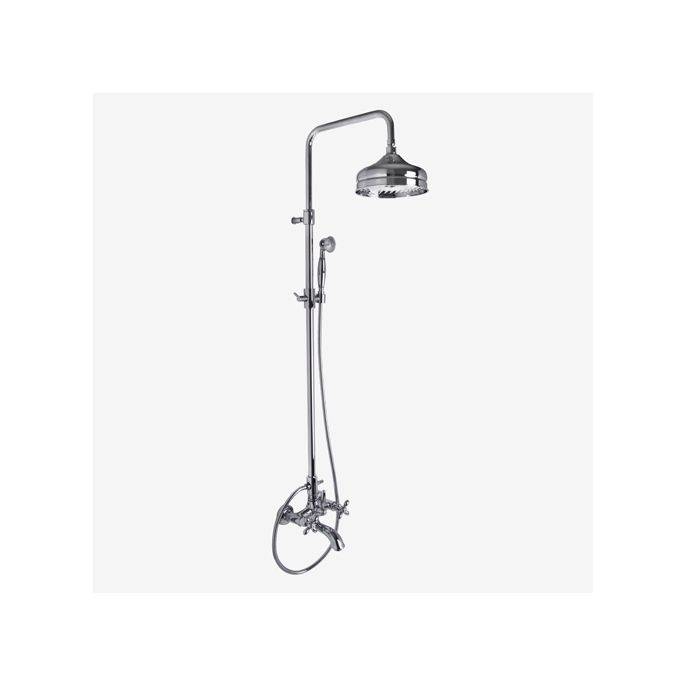 Fima Carlo Frattini Olivia F50042BR Badewannenarmatur Aufputz 2-Griff mit Duschset Bronze