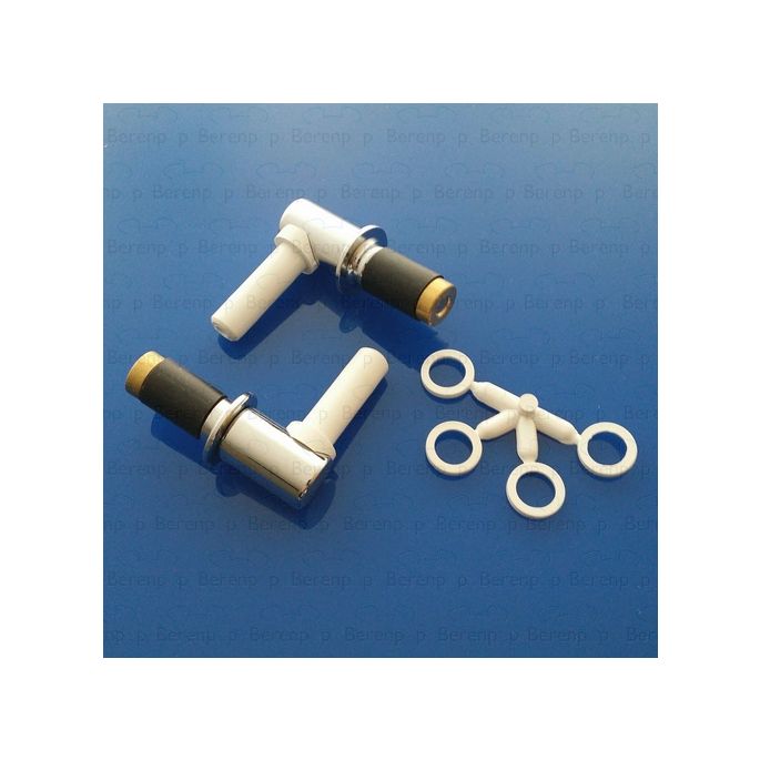 Geberit 597110000 set of hinges chrome