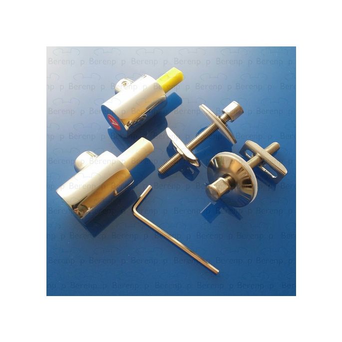 Geberit 598035000 set of hinges chrome