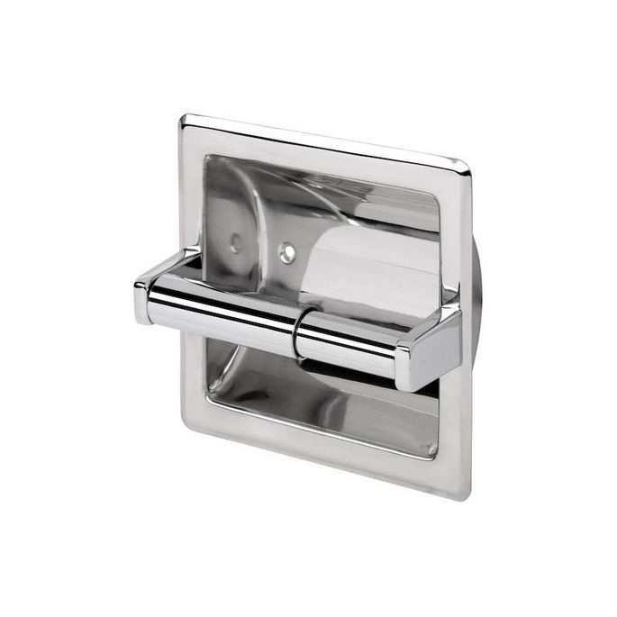 Geesa Hotel 120 toiletrolhouder zonder deksel inbouw chroom