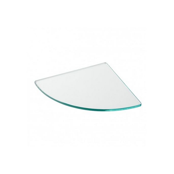 Geesa Luna 3021 Glasplatte Eckregal Klarglas