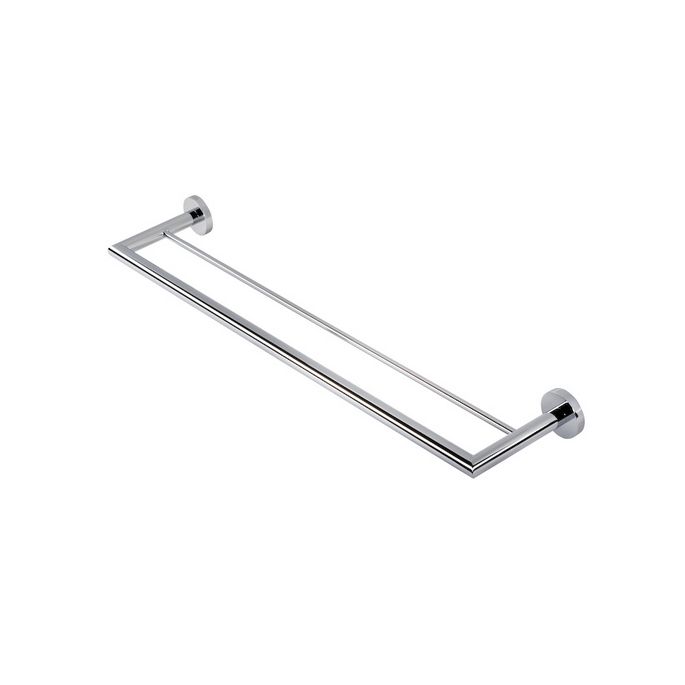 Geesa Nemox 655602 Doppelter Wandhandtuchhalter 60cm Chrom