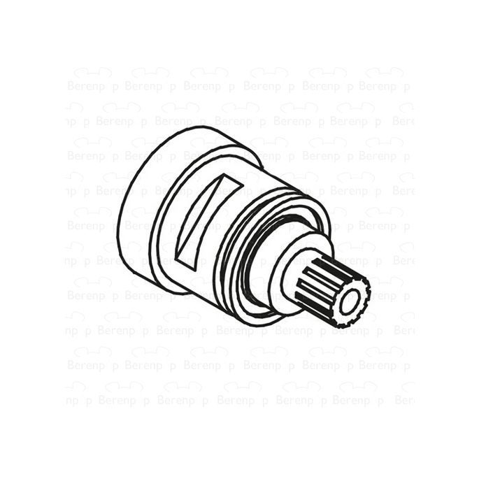 HSK Shower & Co! E98546 (155206) kartouche 2-weg omstelling ter vervanging