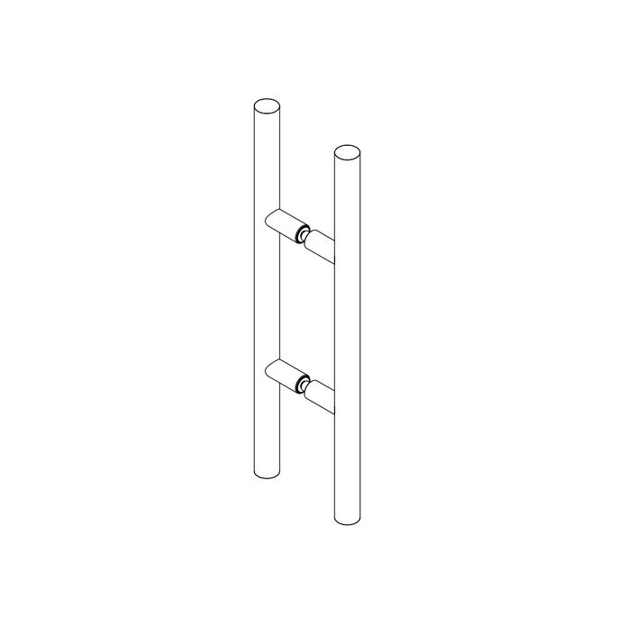 HSK E100140-6-41 greep groot chroom