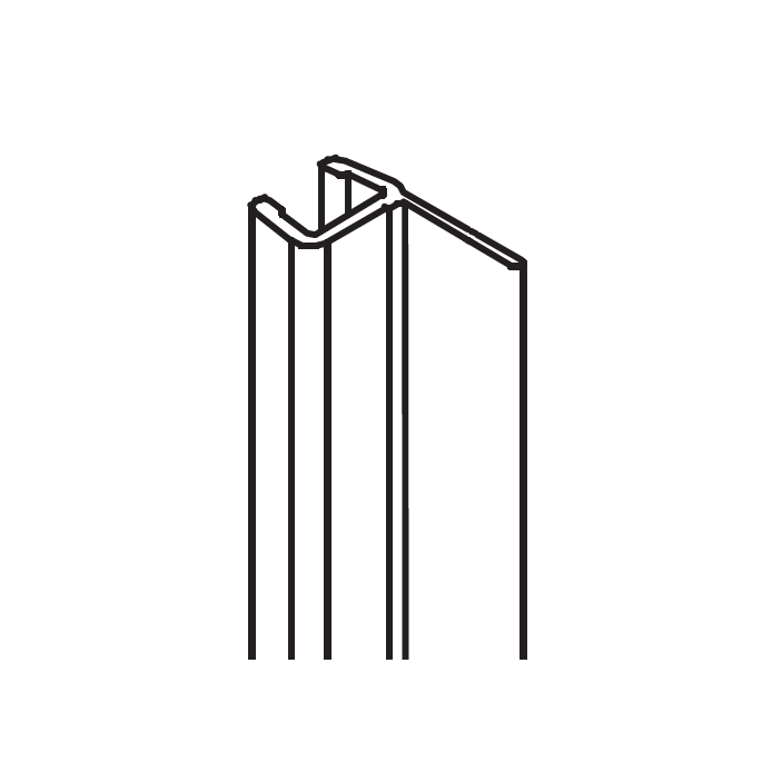 HSK Exklusiv E85065 Dichtungsprofil senkrecht, 200cm, 6mm *nicht mehr lieferbar*