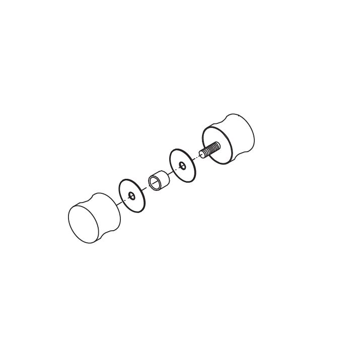 HSK Premium Classic E79140-1 knopgreep rond, chroom *niet meer leverbaar*