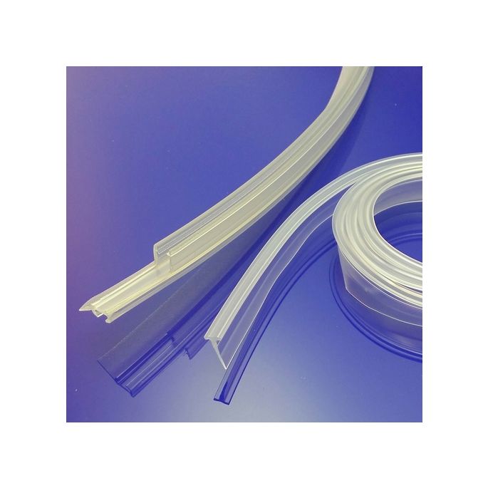HSK Premium E79059 set of curved sealing profiles for quarter round doors, 3 pcs 100x100cm, radius 55cm *no longer available*.