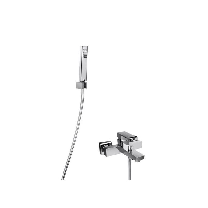 HSK Shower & Co! 1000309 showerset 3.09 rechthoekig (badmengkraan + badset) chroom