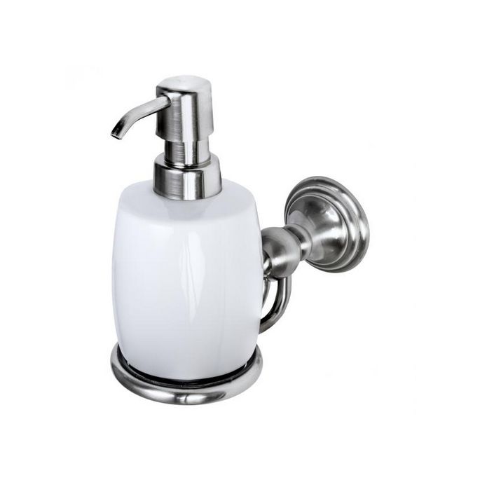 Haceka Allure 1208435 zeepdispenser porselein / RVS geborsteld