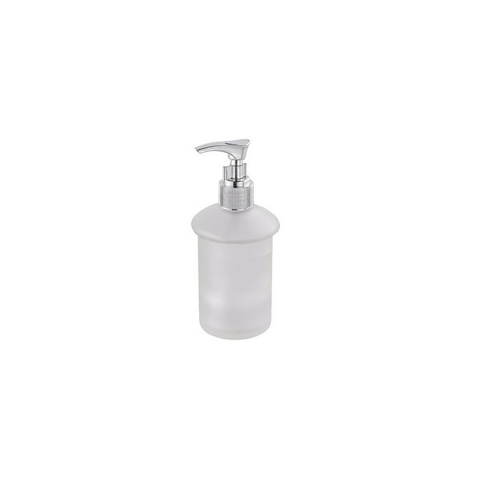 Haceka Aspen 1123166 losse zeepdispenser chroom/ gesatineerd glas