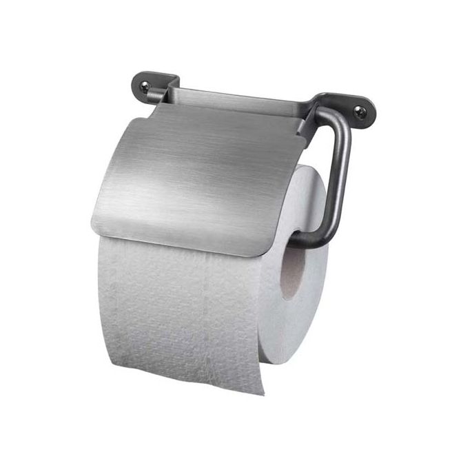 Haceka Ixi 1114211 closetrolhouder met klep RVS geborsteld