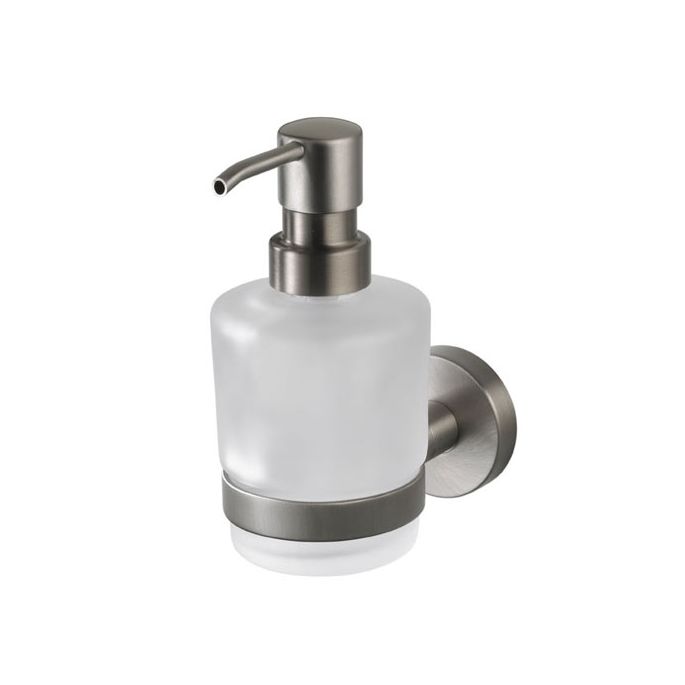 Haceka Kosmos Tec 1120417 Seifenspender satiniertes Glas / gebürsteter Edelstahl