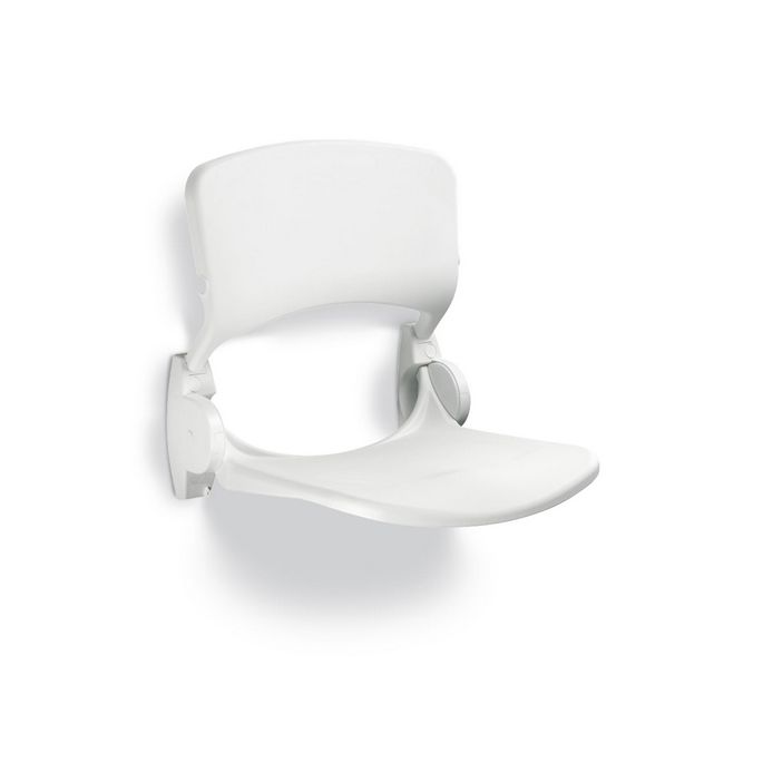 Handicare (Linido) LI2202200611 Duschsitz mit Rückenlehne klappbar anthrazit