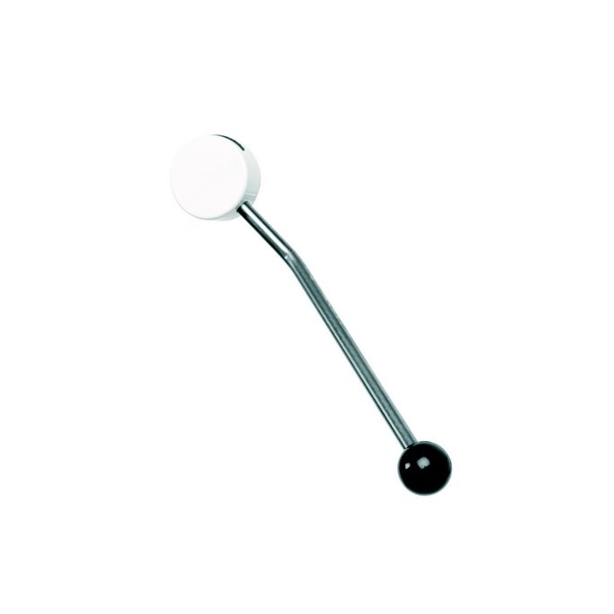 Handicare (Linido) LI2642002202 bedieningshendel kantelspiegel RVS gepolijst wit