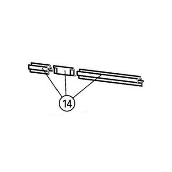 Huppe 1002, 054922 afvoerprofiel links