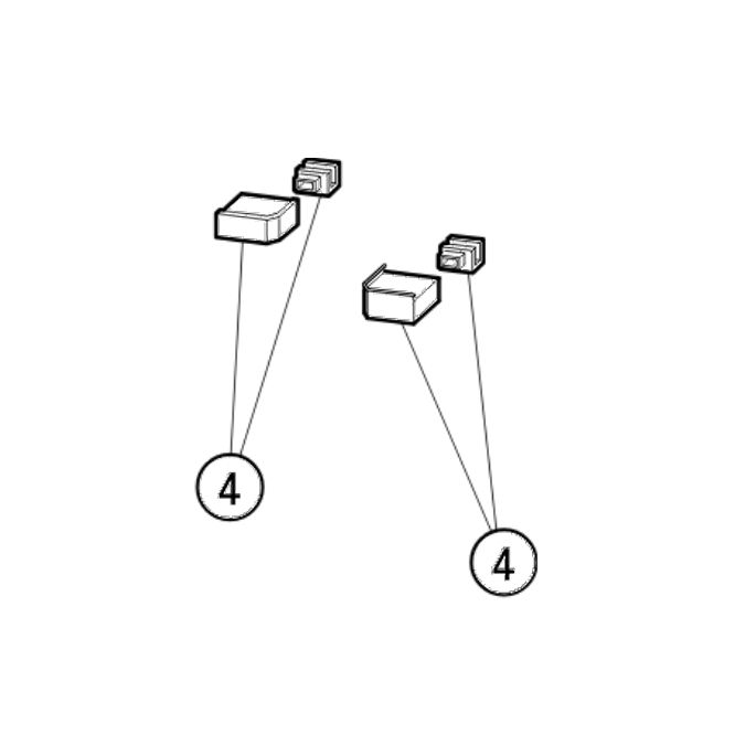 Huppe Vista Pure, 066307 set of guides *no longer available*