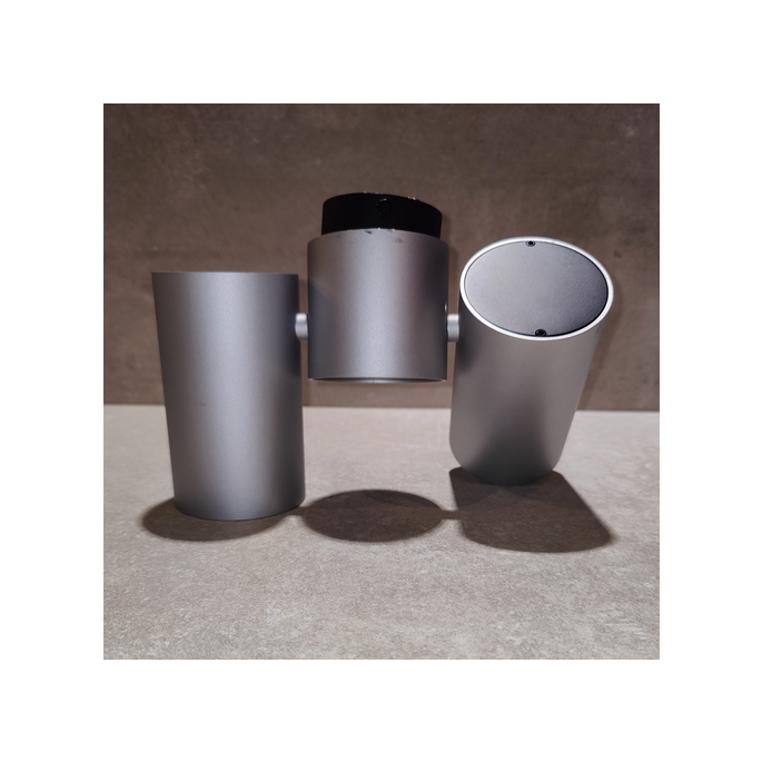 Ilu Design dubbele opbouwspot aluminium (OUTLET)