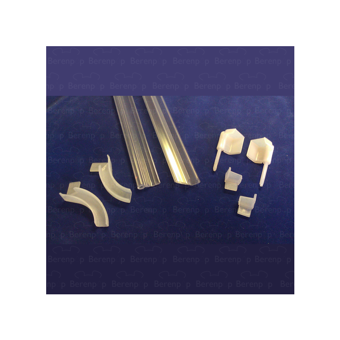 Inda Only You 800 RBGO00800 afwaterstrippenset voor draaideur *niet meer leverbaar*