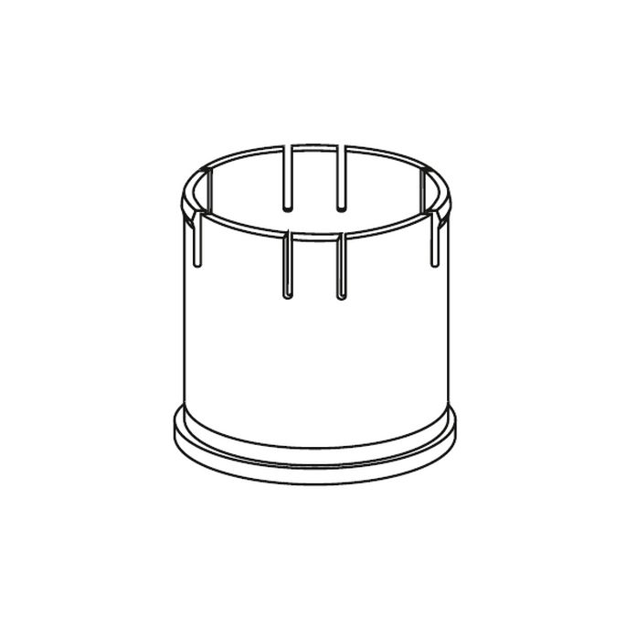 Inda R38140018 bakje van Polypropyleen voor toiletborstelgarnituur