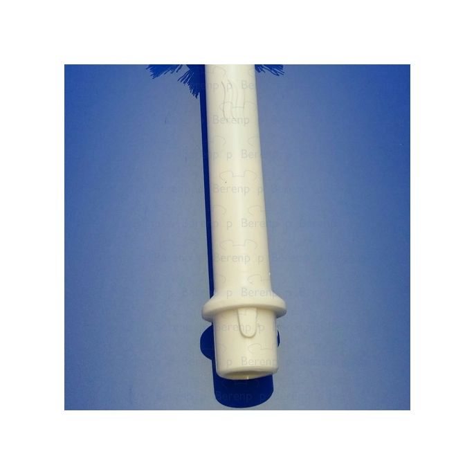 Inda RV0140001 Bürstenkopf weiß mit halbem Griff für Toilettenbürste