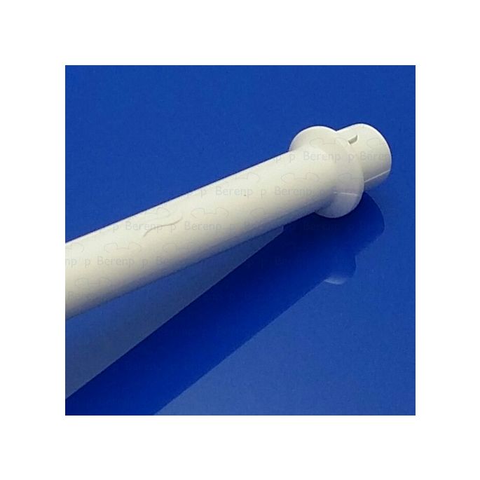 Inda RV0140001 Bürstenkopf weiß mit halbem Griff für Toilettenbürste