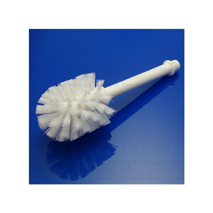 Inda RV0140001 Bürstenkopf weiß mit halbem Griff für Toilettenbürste