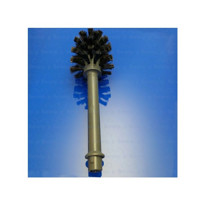 Inda RV014B Toilettenbürstenkopf anthrazit mit halbem Griff für Toilettenbürste