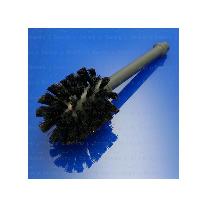 Inda RV014B Toilettenbürstenkopf anthrazit mit halbem Griff für Toilettenbürste