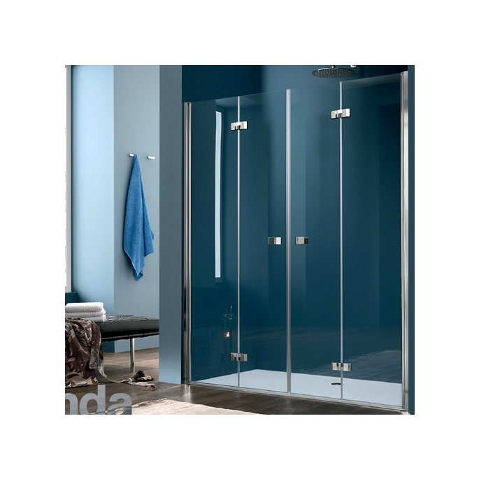 Inda Sim 6000 RBGO18414200 Entwässerungsleiste 4-teilig für Doppelflügeltür für Nische 137-141cm *nicht mehr lieferbar*