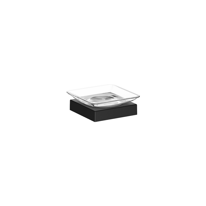 Inda Divo 1500 A15110NE03 soap holder clear glass matte black