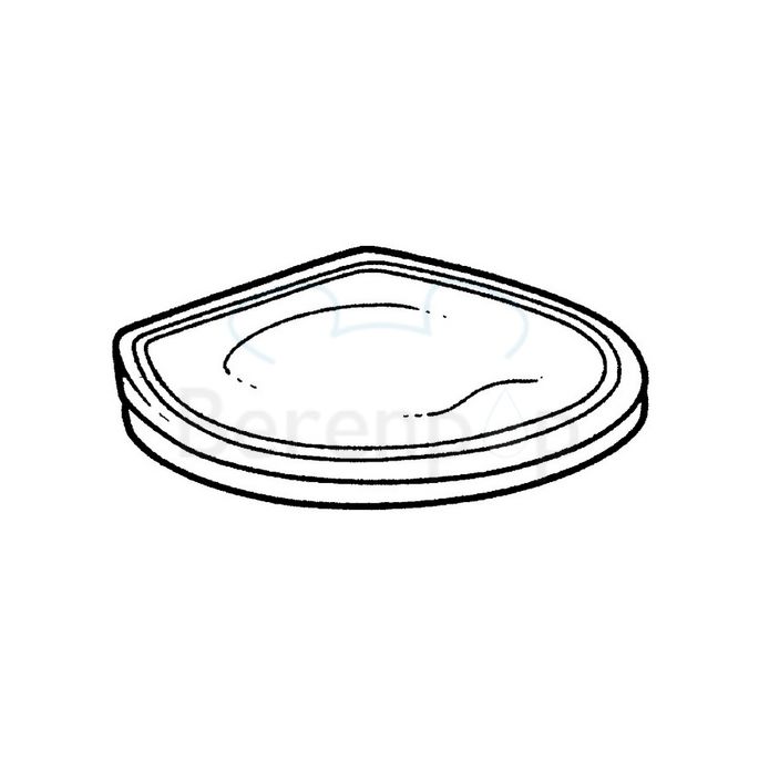 Keramag Romantik 572901 toiletzitting met deksel wit *niet meer leverbaar*