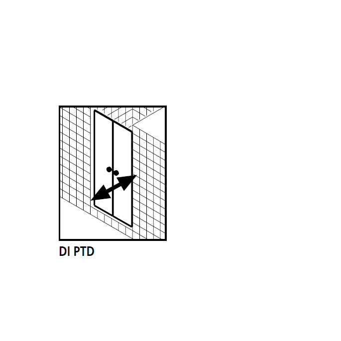 Kermi 2534115 set of splash guards 2 x 55cm - 6mm