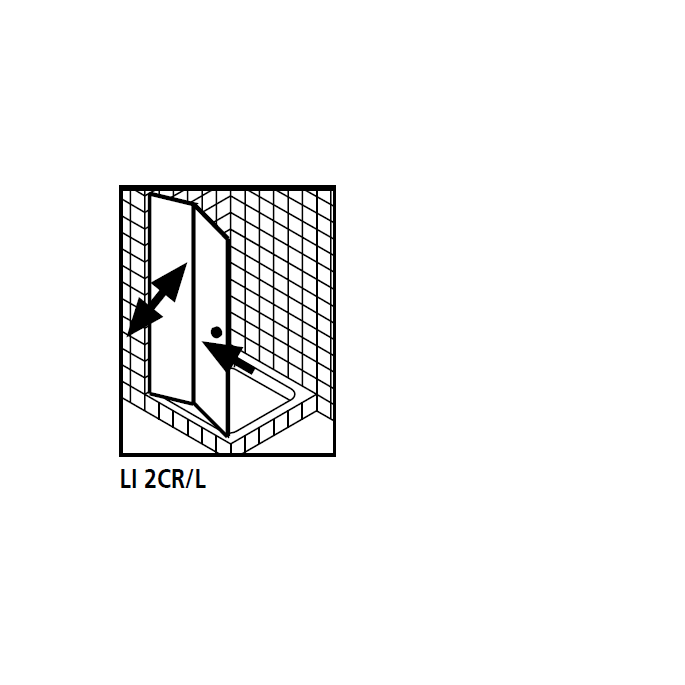 Kermi 2534987 set spatwaterdichtingen 2 x 98,5cm - 5mm