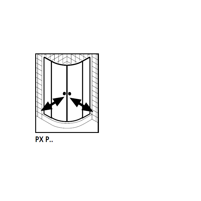 Kermi 2534064 set gebogen spatwaterdichtingen 8mm