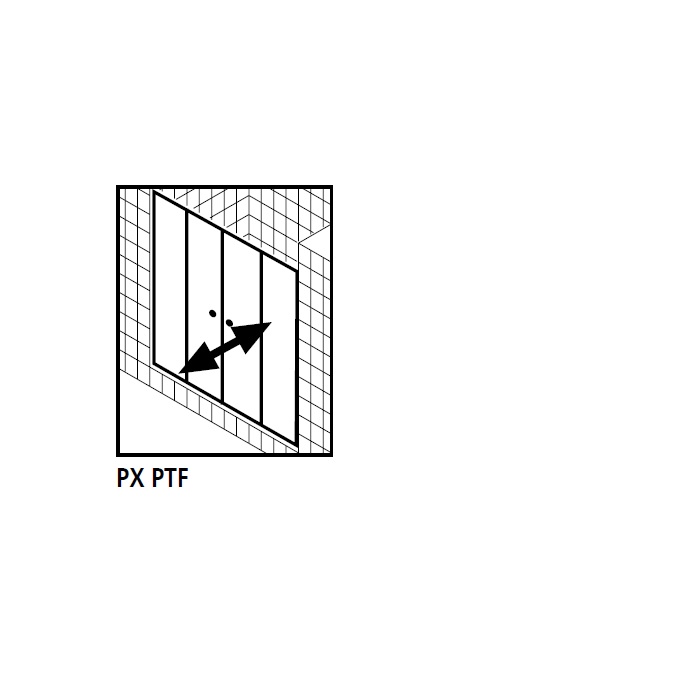 Kermi 2534062 set of splash guards 2 x 55cm - 8mm