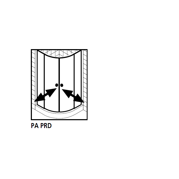 Kermi 2534064 set gebogen spatwaterdichtingen 8mm