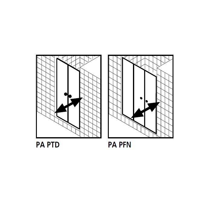 Kermi 2534062 set of splash guards 2 x 55cm - 8mm
