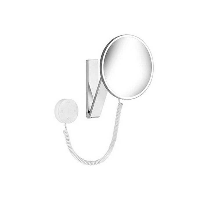 Keuco iLook_move 17612019000 cosmetic mirror 5x with illumination (without plug) chrome