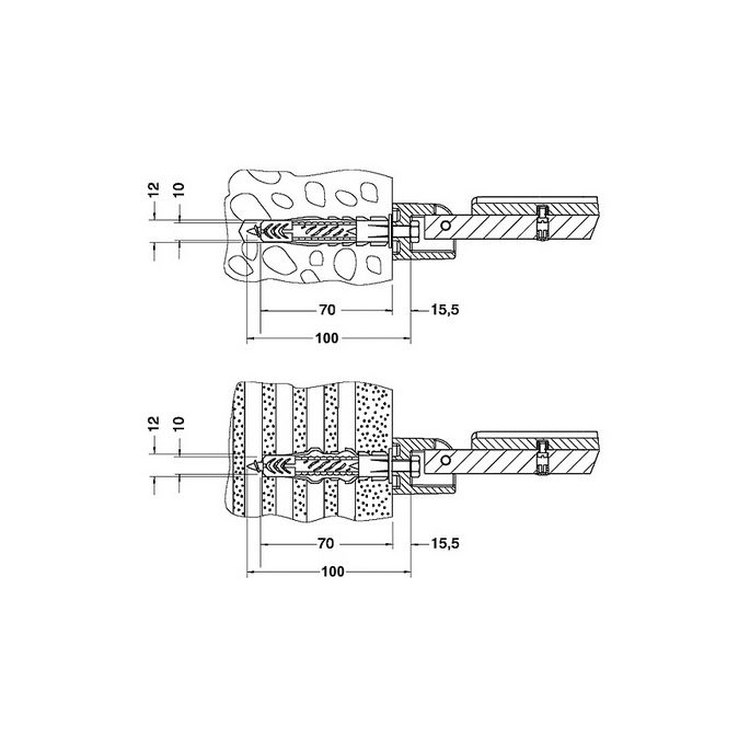 Keuco 34992000100 Montageset 3