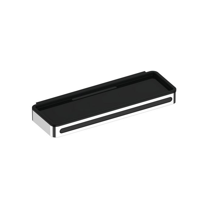 Keuco Plan 14959010037 douchekorf met wisser chroom/ zwartgrijs (OUTLET)