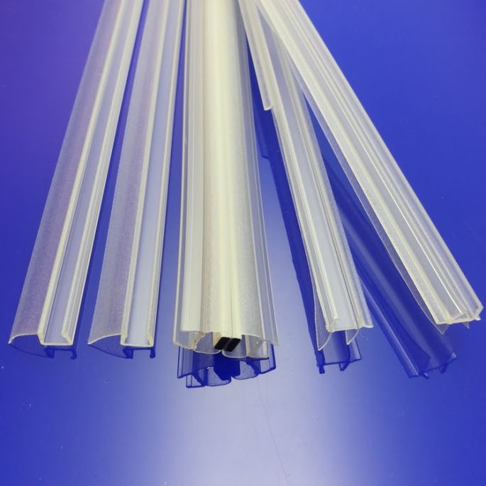 Koralle Vision-A 2536970 plastic profiles for pentagon 2-piece with hinged doors 90