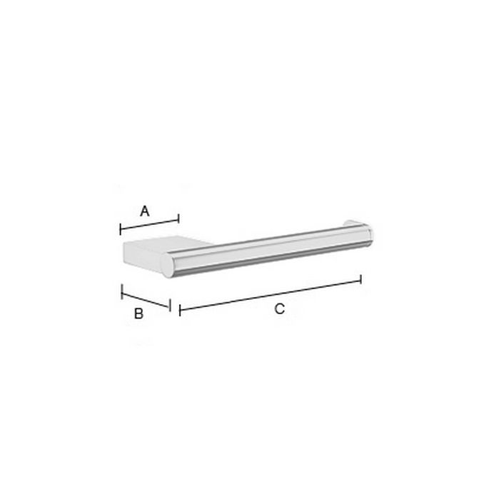 Smedbo Air AK3411 toilet roll holder chrome