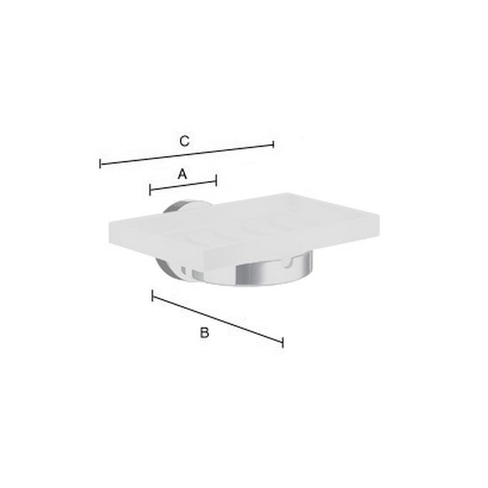 Smedbo Home HK342P Seifenschalenhalter Chrom