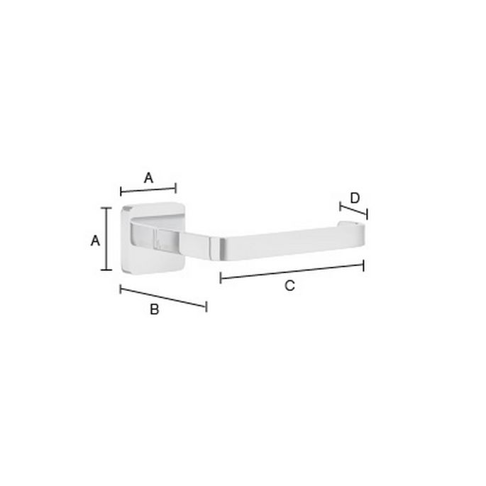 Smedbo Ice OK3411 toilet roll holder chrome