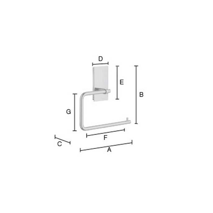Smedbo Pool ZK341 toiletrolhouder chroom